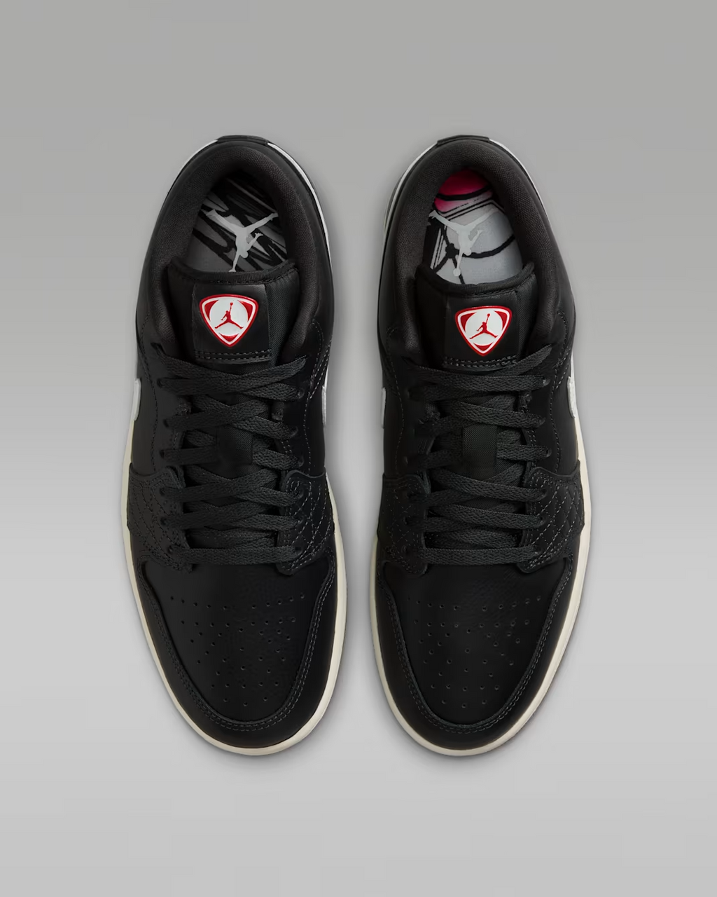 IO2047-001 Nike Air Jordan 1 Low SE "Off Noir/University Red" (Men's)