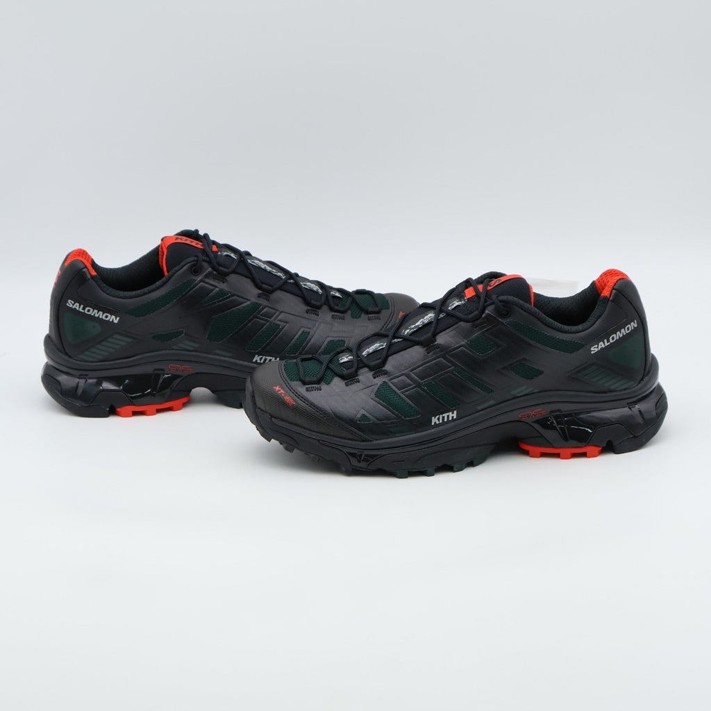 L47772300 KITH Salomon XT-4K Black Scarab Fiery Red (Men's)