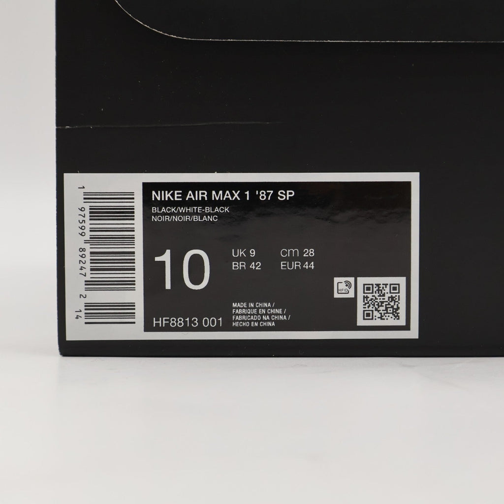 HF8813-001 Supreme Nike Air Max 1 '87 SP Black SS25 Week4 (Men's)