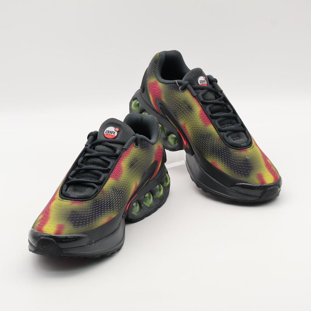 IB7025-001 Nike Air Max DN Dark Smoke Grey Black Sweet Beet Red Orbit (Men's)