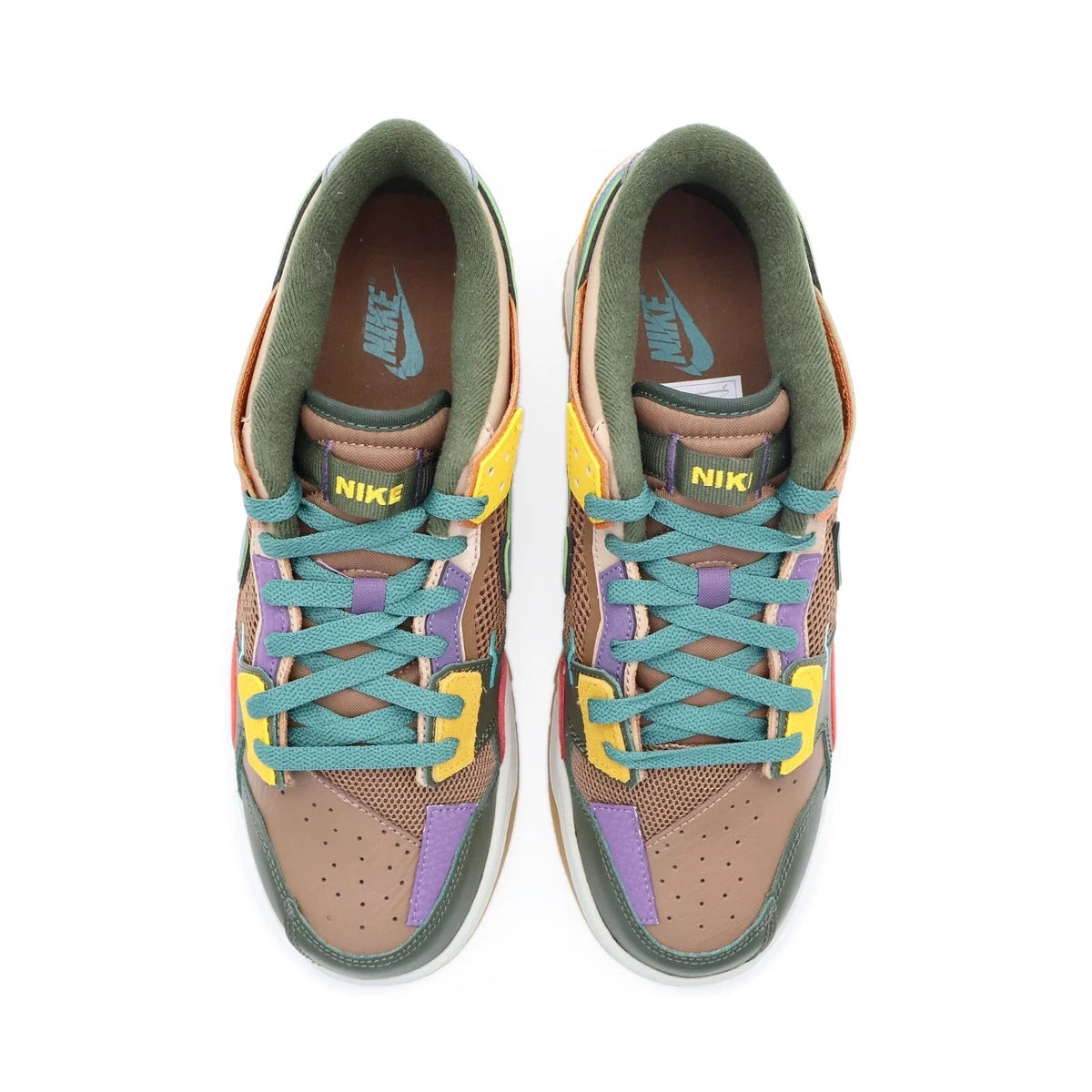 DB0500-200 Nike Dunk Low Scrap Archeo Brown Mosaic Bicoastal Sport Spice (Men's)