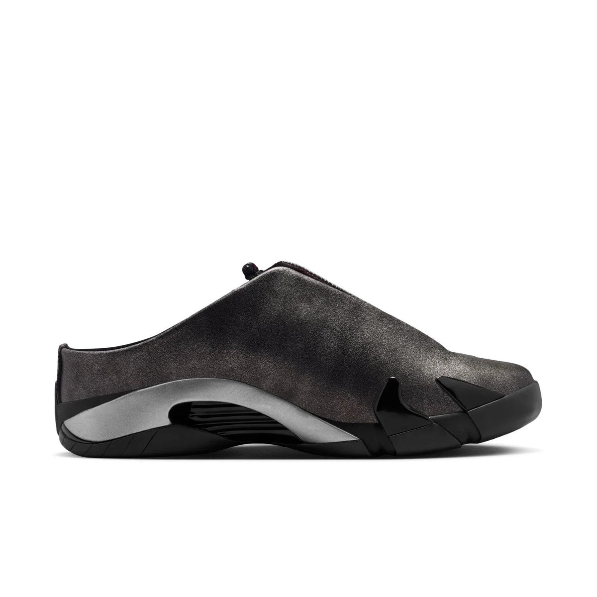 IR0908-001 Mowalola Ã Nike Air Jordan 14 Mule "Black/Metallic Silver" (Men's)