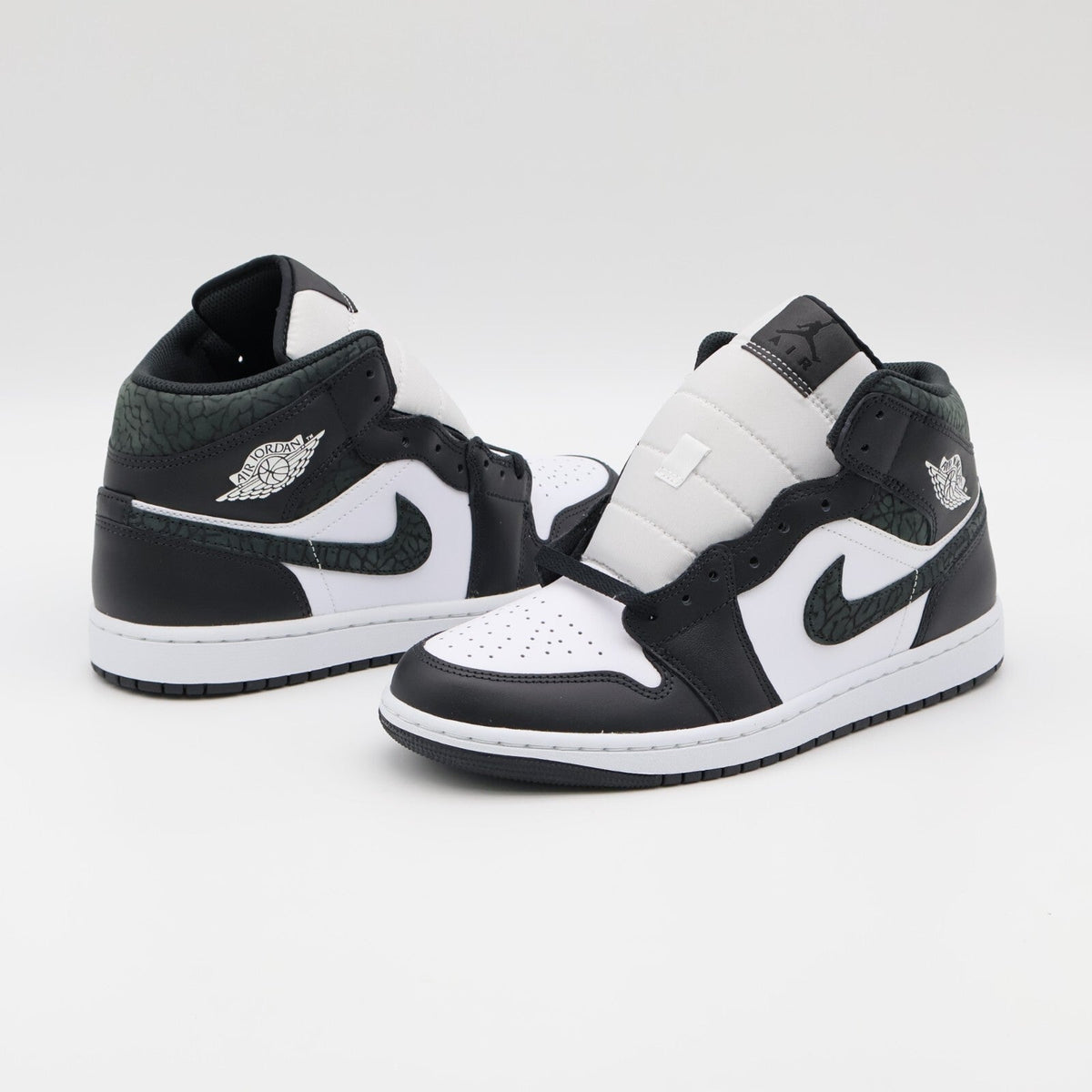FB9911-001 Nike Air Jordan 1 Mid Panda Elephant (Men's)