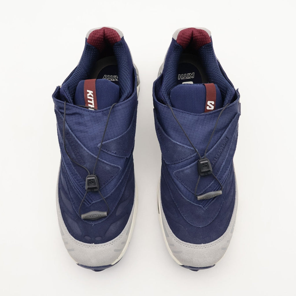 L47773800 KITH Salomon XT-Voyager Maritime Blue Alloy Tawny Port (Men's)