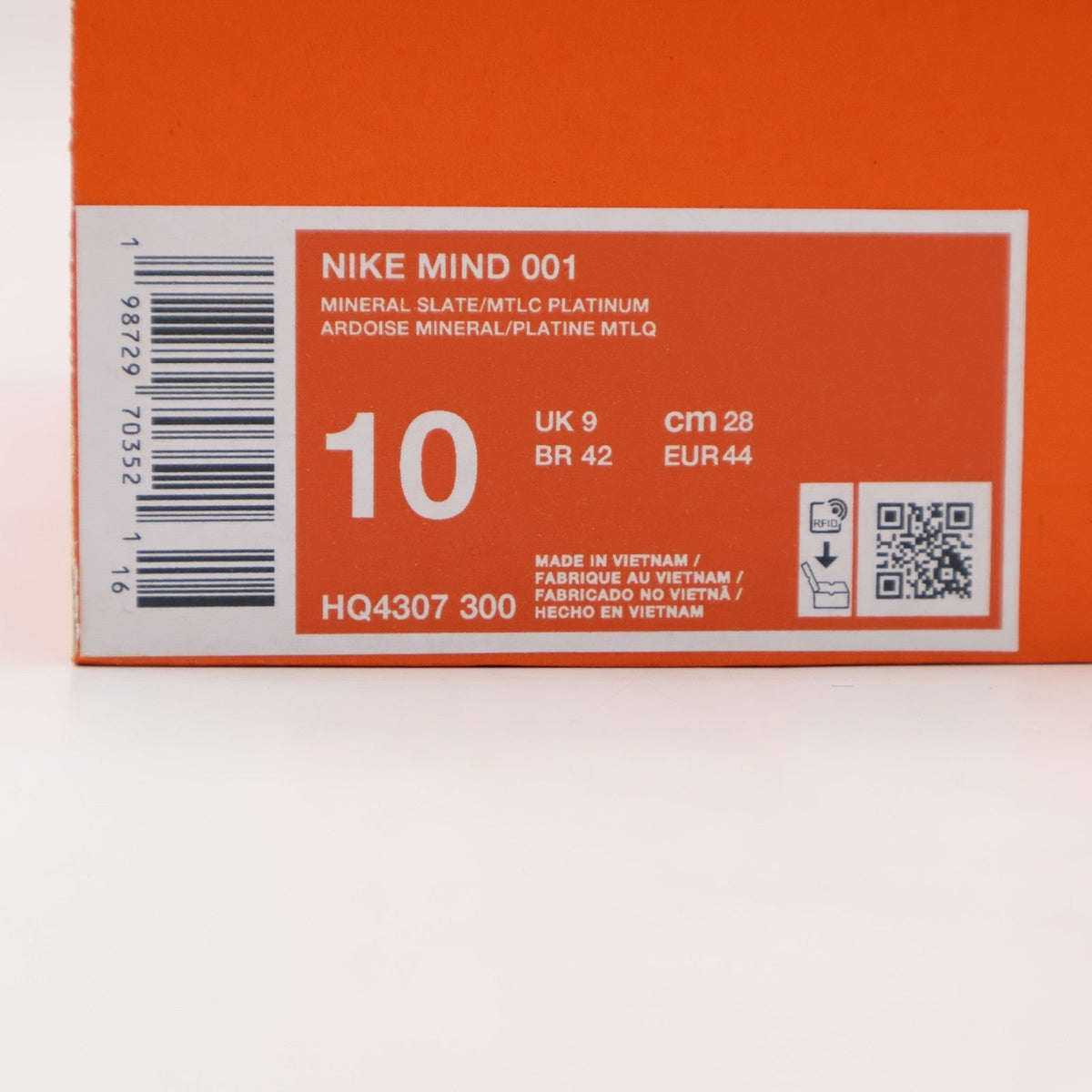 HQ4307-300 Nike Mind 001 Mules "Mineral Slate" (Men's)