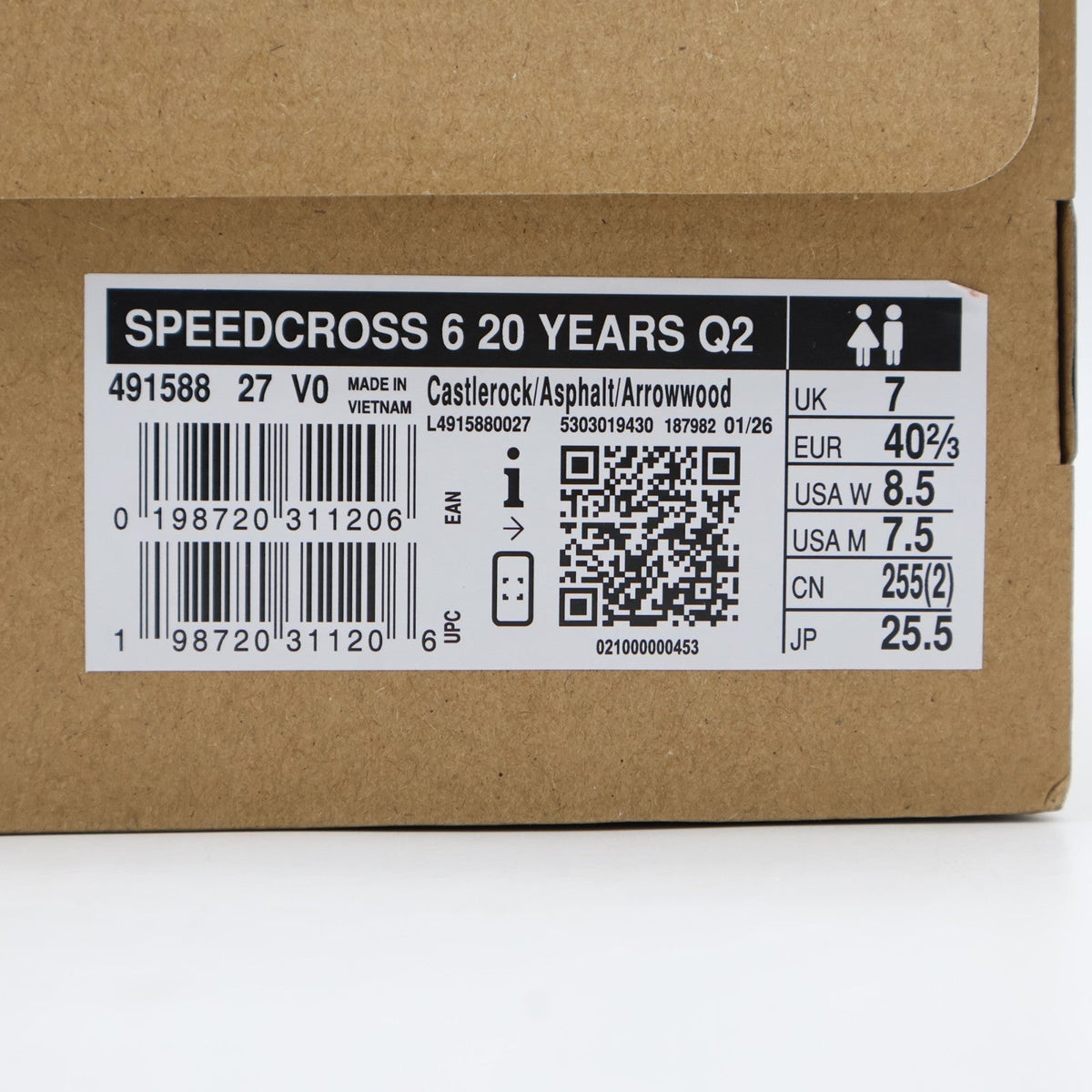 L49158800 Salomon Speedcross 6 20 Years "Castlerock/Asphalt"