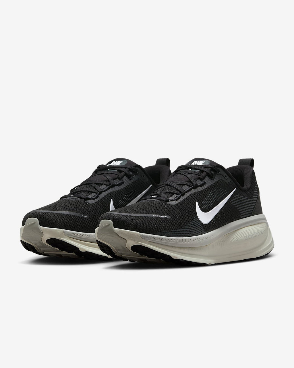 HM6803-007 Nike Vomero 18 Black Coconut Milk Light Iron Ore Summit White (Men's)