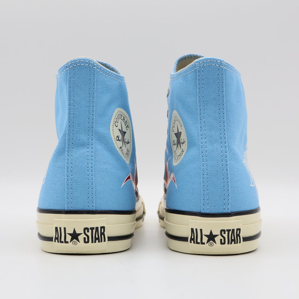 31314050 Hot Wheels Converse All Star Aged FL Hi Sky Blue (Men's)