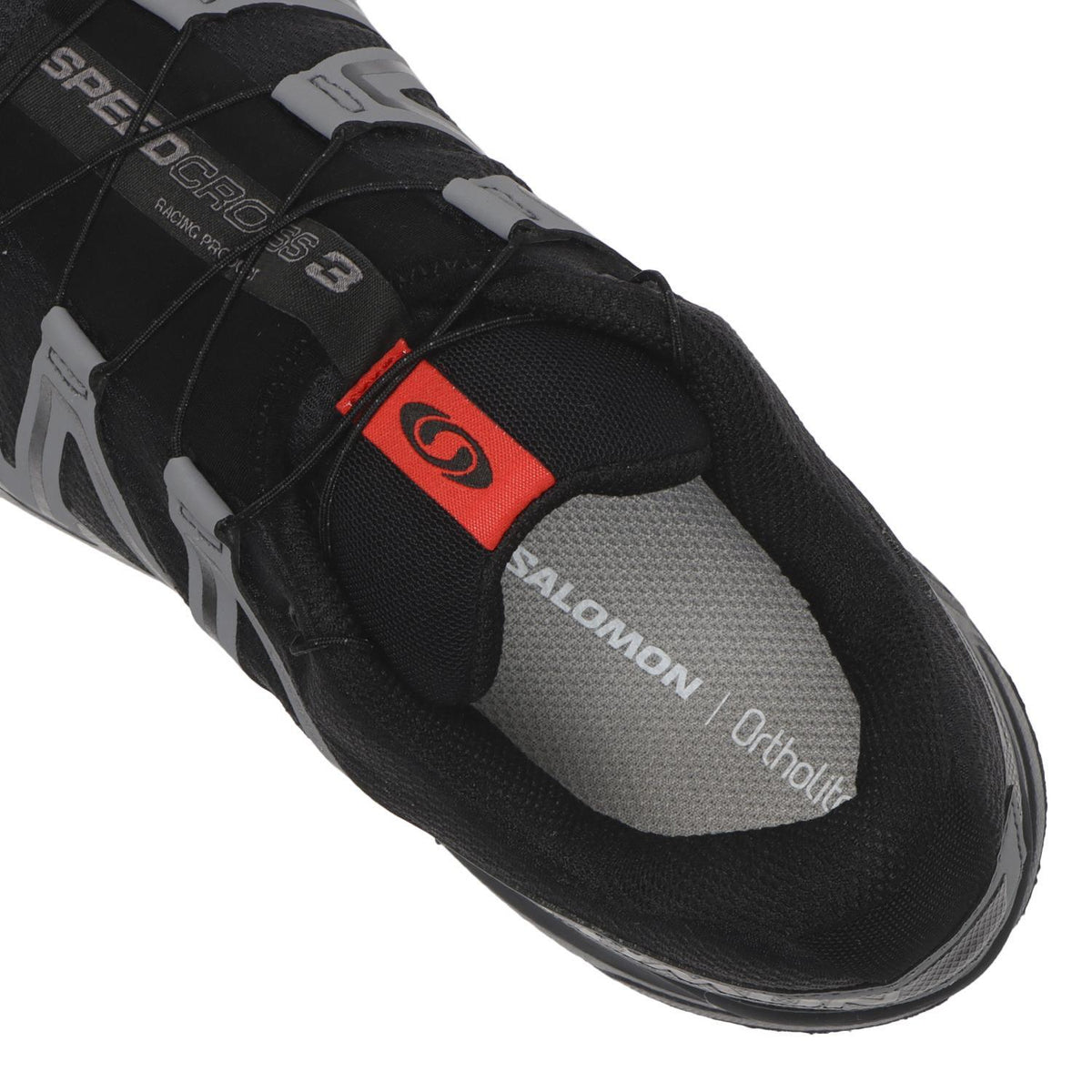 L47731700 Salomon Speedcross 3 GORE-TEX Black Asphalt Flame Scarlet (Men's)