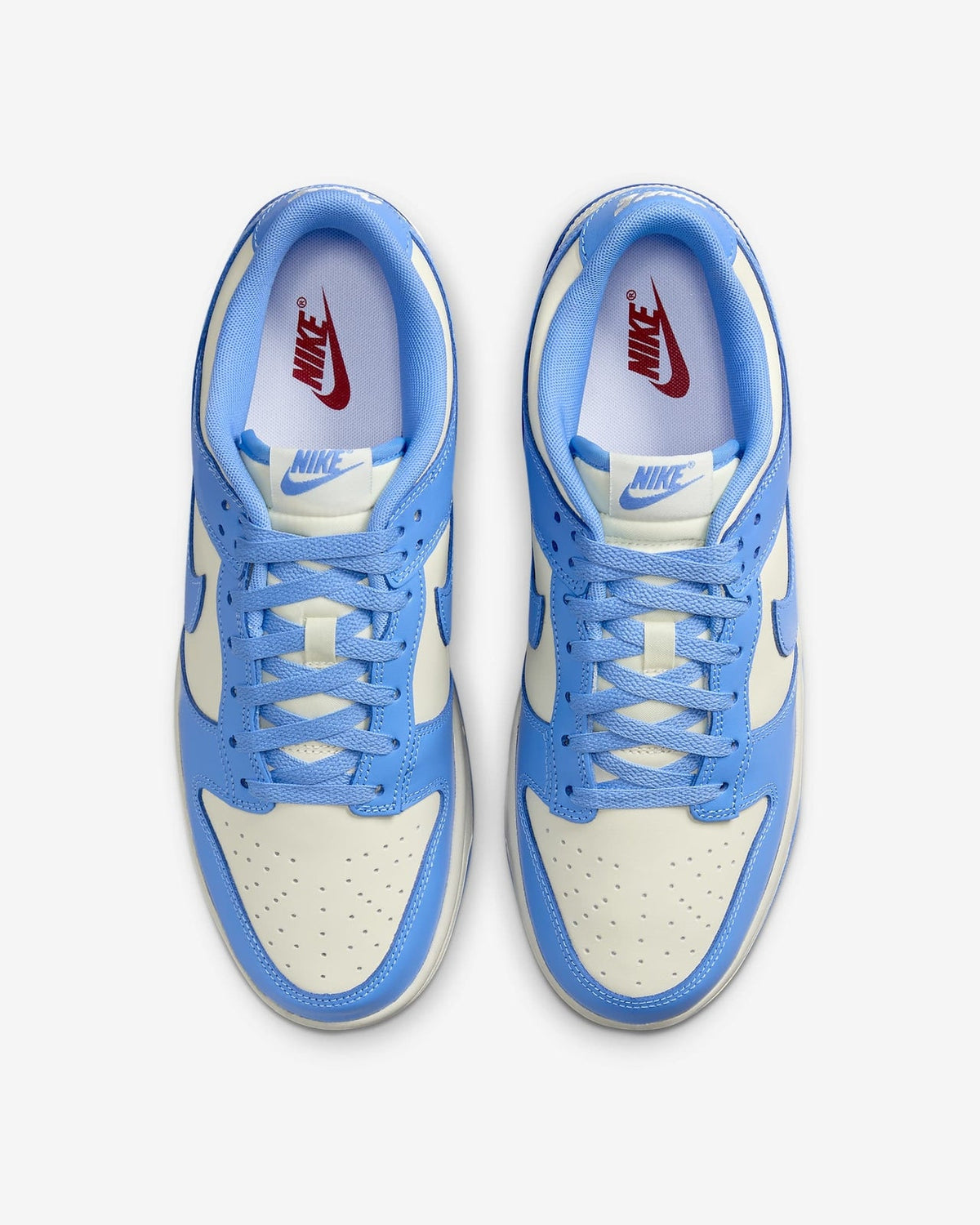 DV0833-113 Nike Dunk Low Coconut Milk Gym Red Sail University Blue (Men's)