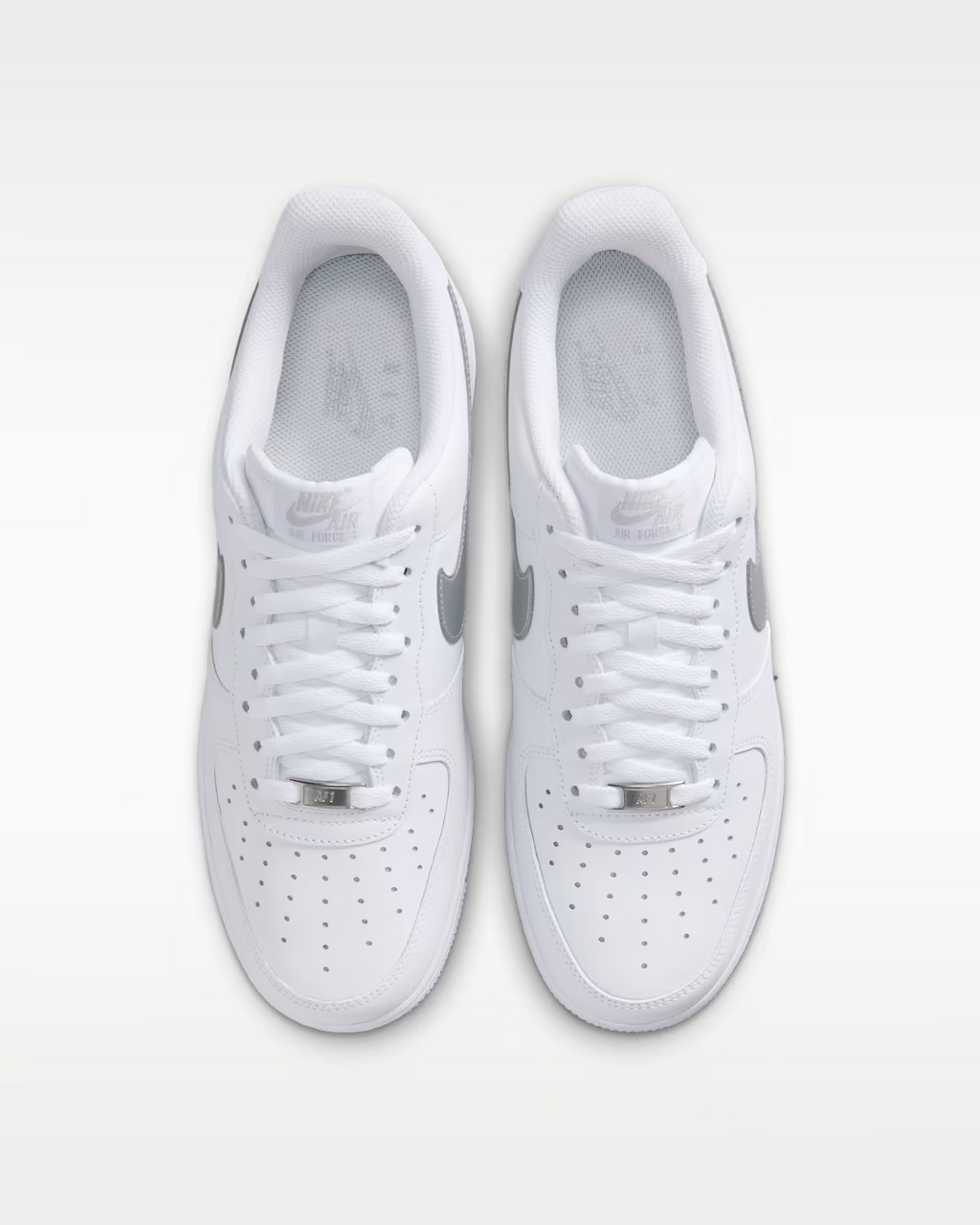 FJ4146-134 Nike Air Force 1 Low '07 "White/Metallic Silver" (Men's)
