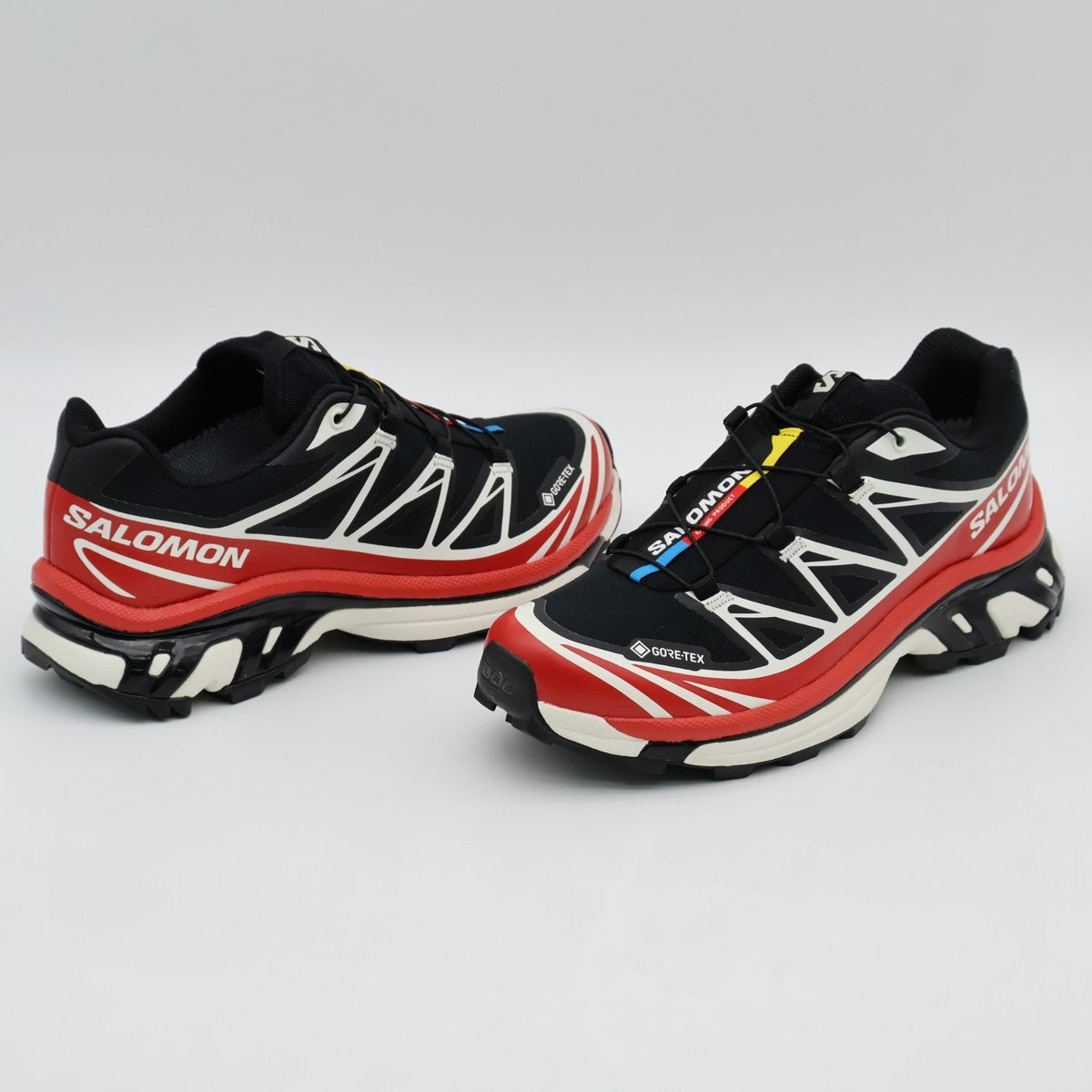 L47974900 Salomon XT-6 GORE-TEX Black Flame Scarlet Vanilla Ice (Men's)