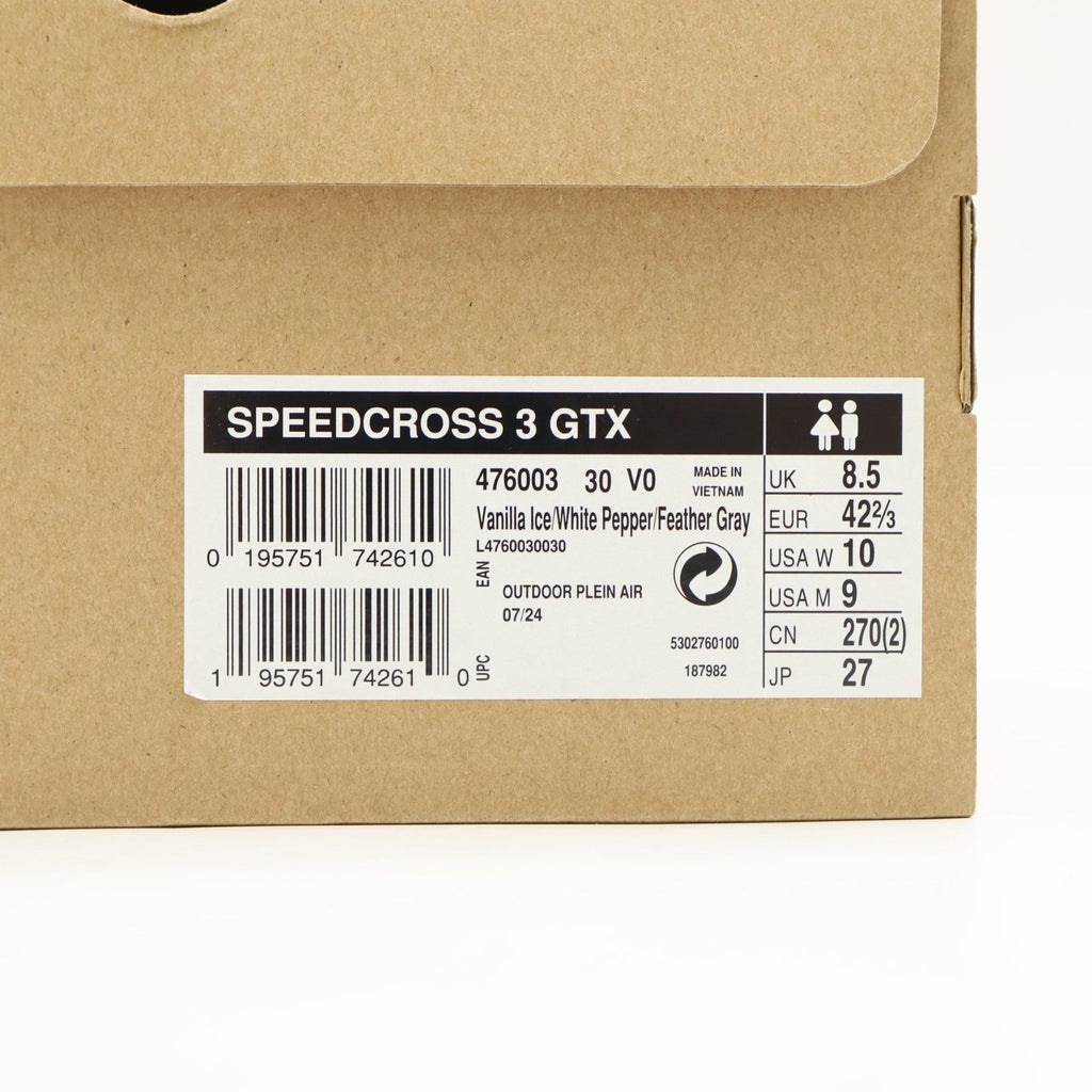 L47600300 Salomon Speedcross 3 GORE-TEX Vanilla Ice White Pepper (Men's)