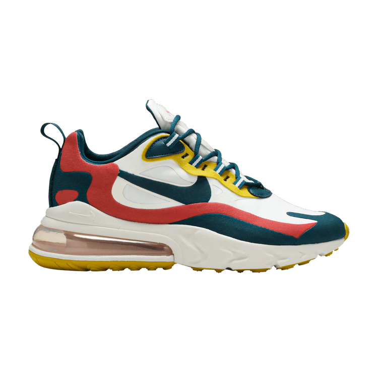 Nike Air Max 270 React 'White Turquoise Yellow'