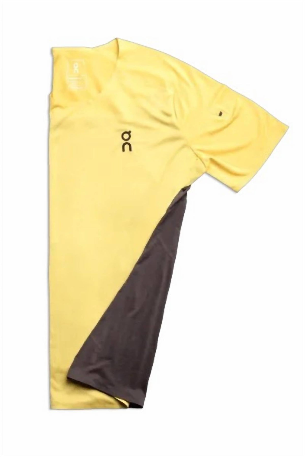 Short Sleeve Performance Tee In Mustard|Pebble