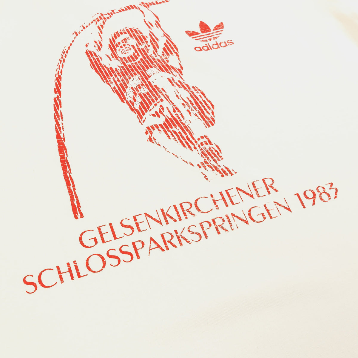 Archive 1983 Womens Short Sleeve Shirt (White/Red)