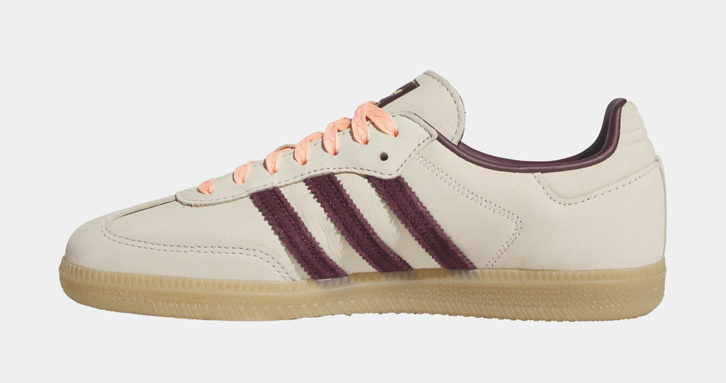 Samba OG Womens Lifestyle Shoes (Wonder White/Maroon/Frozen Turbo)