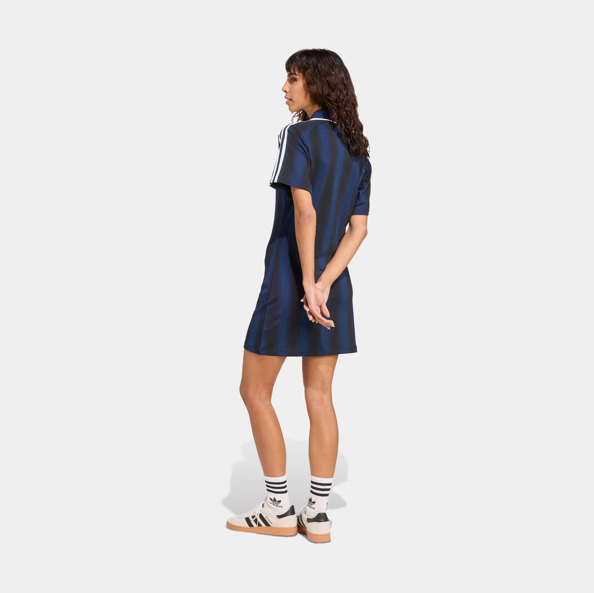 Soccer Inspired Graphic Womens Dress (Night Indigo)