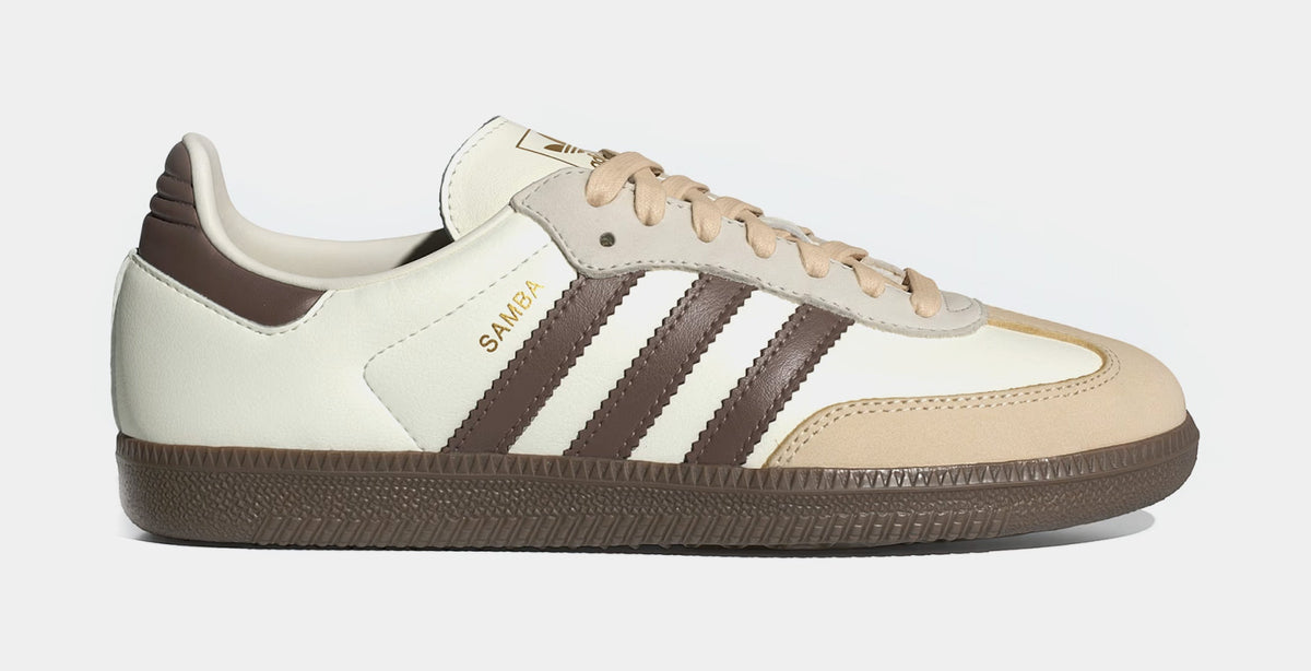 Samba OG Womens Lifestyle Shoes (Off White/Earth Strata/Gum)
