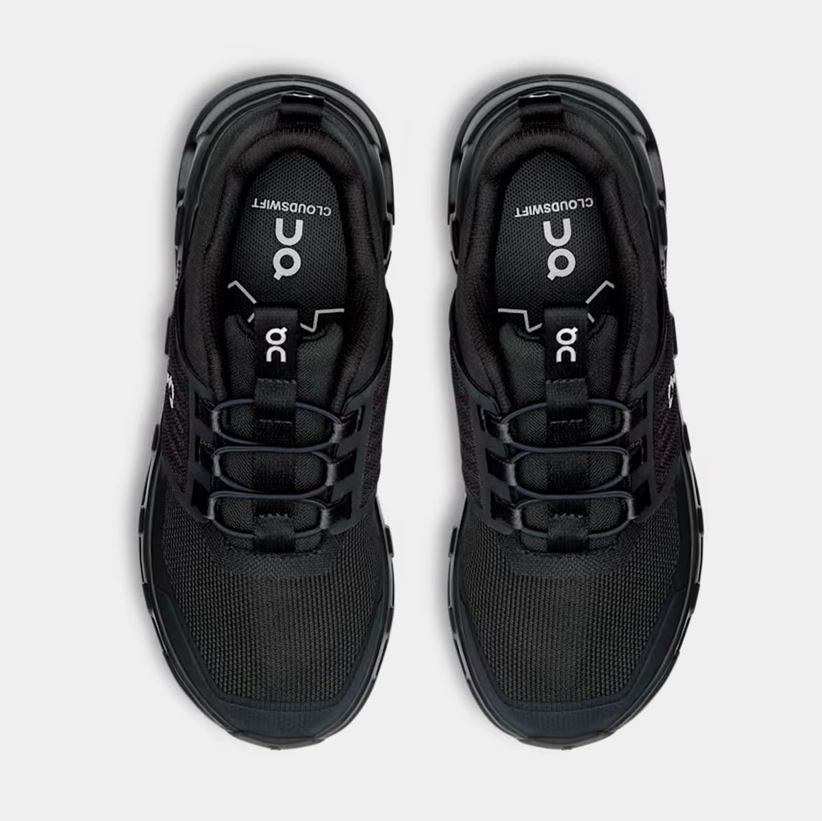 Cloudswift Preschool Running Shoes (All Black)