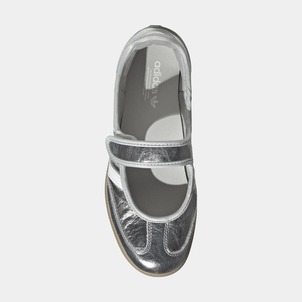 Samba Jane Womens Lifestyle Shoes (Silver Metallic/Off White/Gum)
