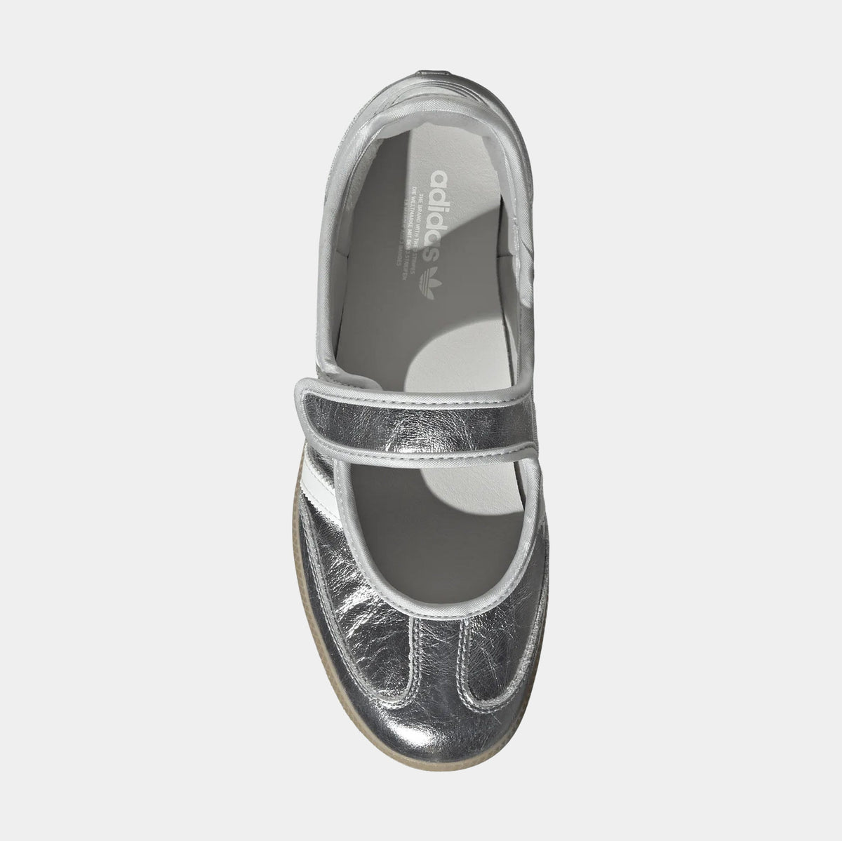 Samba Jane Womens Lifestyle Shoes (Silver Metallic/Off White/Gum)