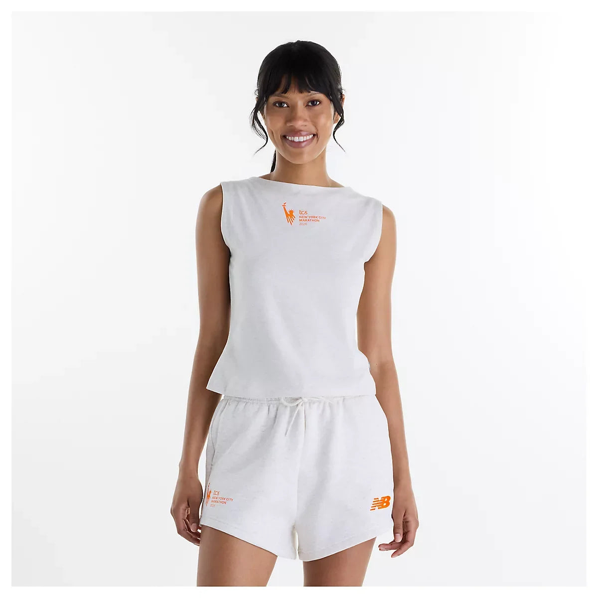 Women's NYC Marathon Cotton Fitted Tank Top