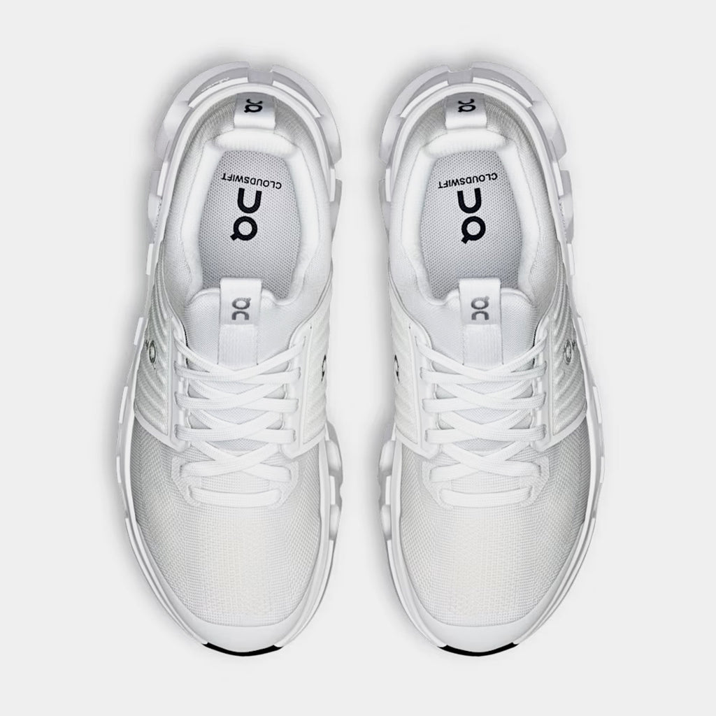 Cloudswift Grade School Running Shoes (White)