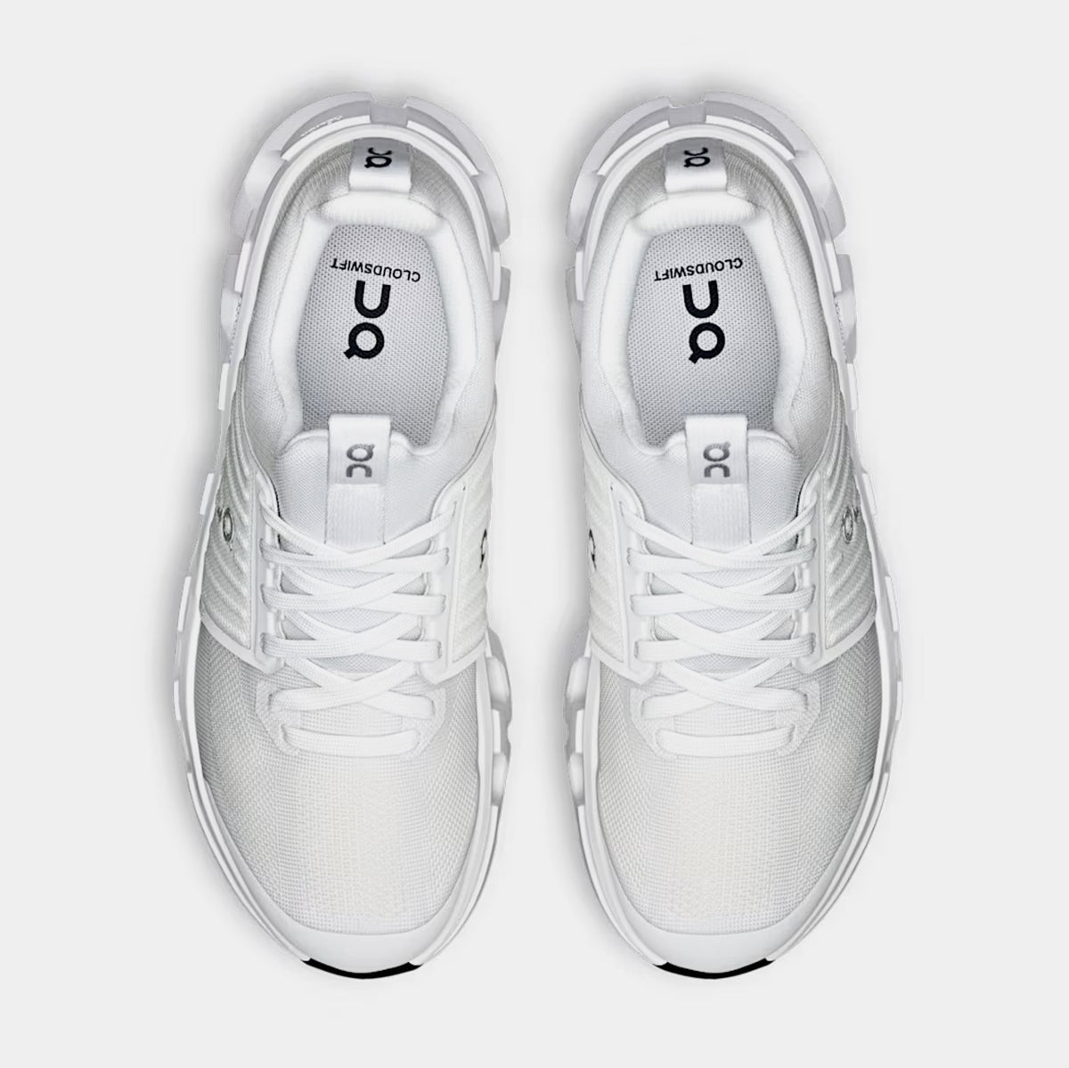Cloudswift Grade School Running Shoes (White)