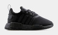 NMD R1 Infant Toddler Running Shoe (Black)