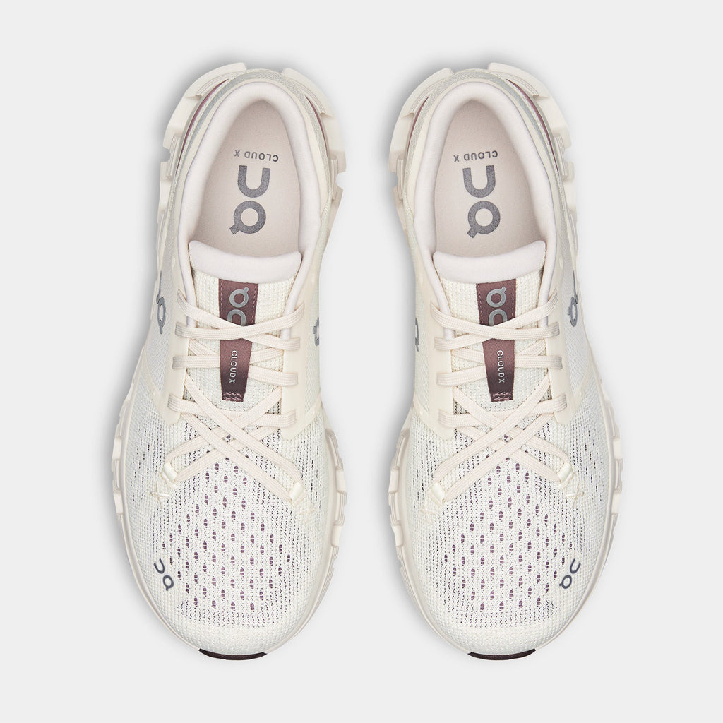 Cloud X 4 Womens Running Shoes (Ivory/Heron)