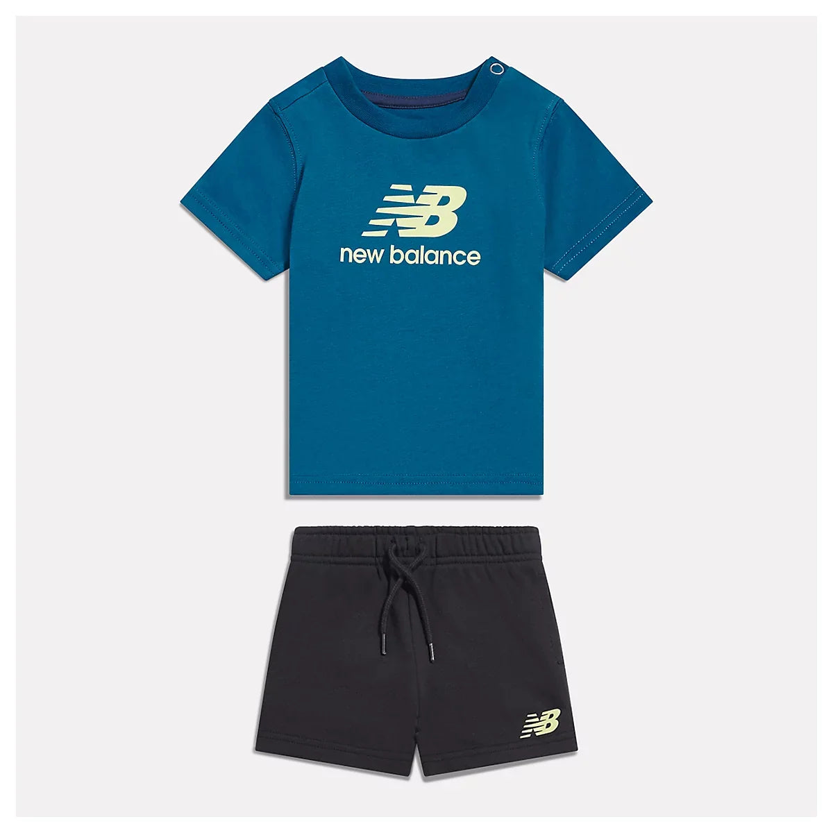 Kids' Stacked Logo T-Shirt Short Set