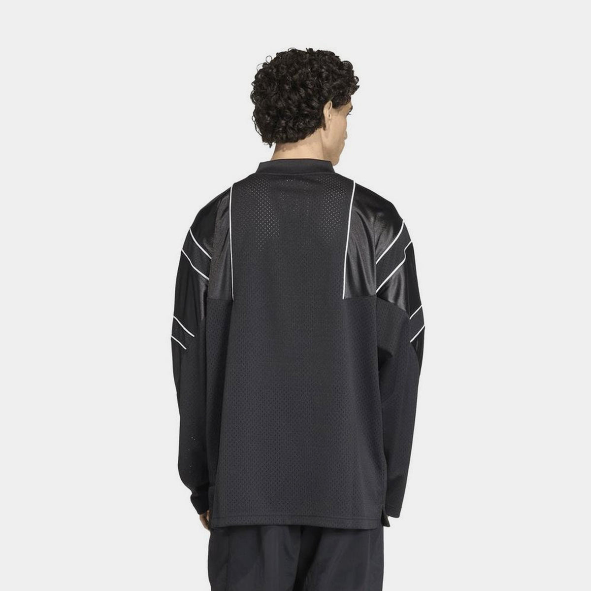 Long Sleeve Mens Jersey (Black)