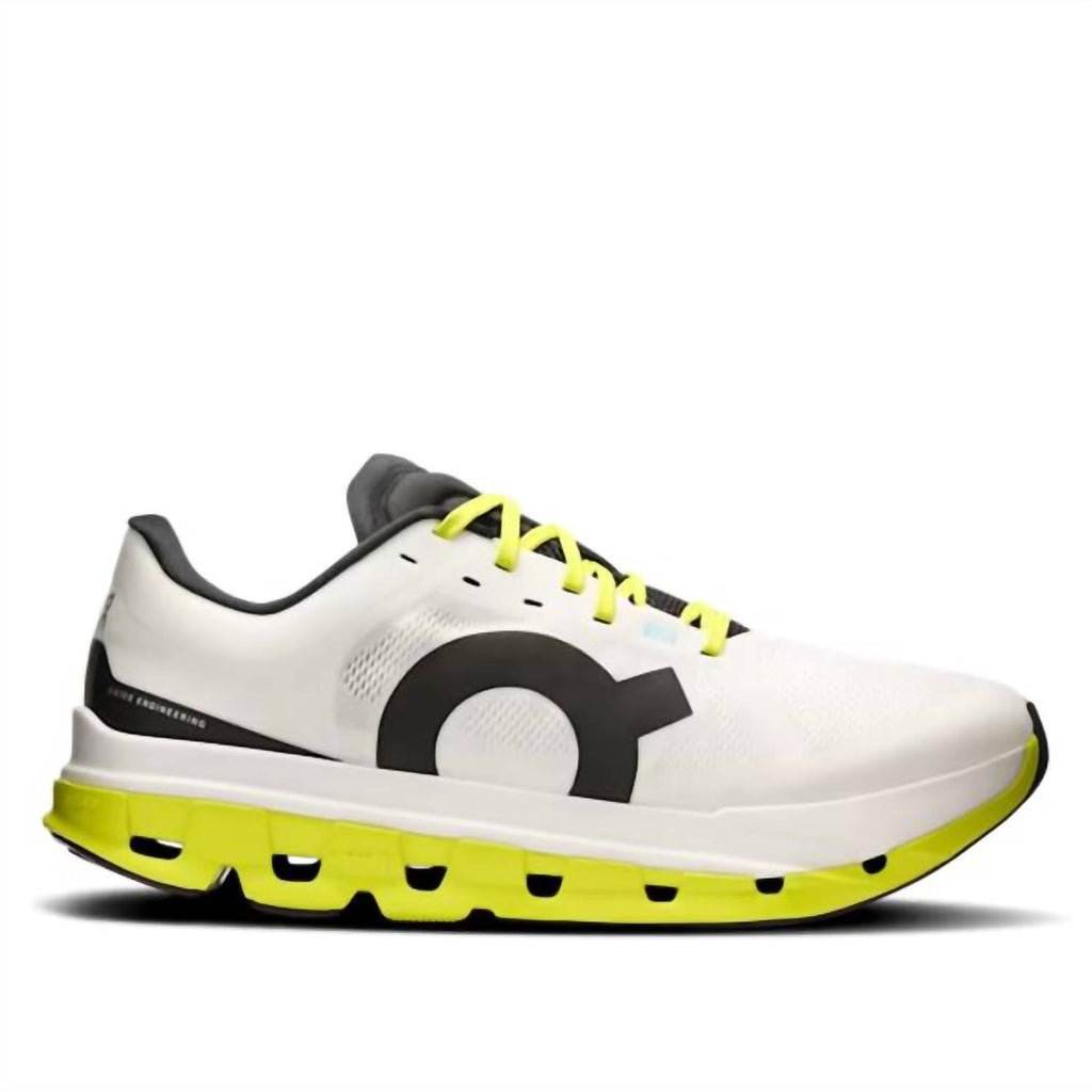 Men's Cloudflow 5 Sneakers In White/lime