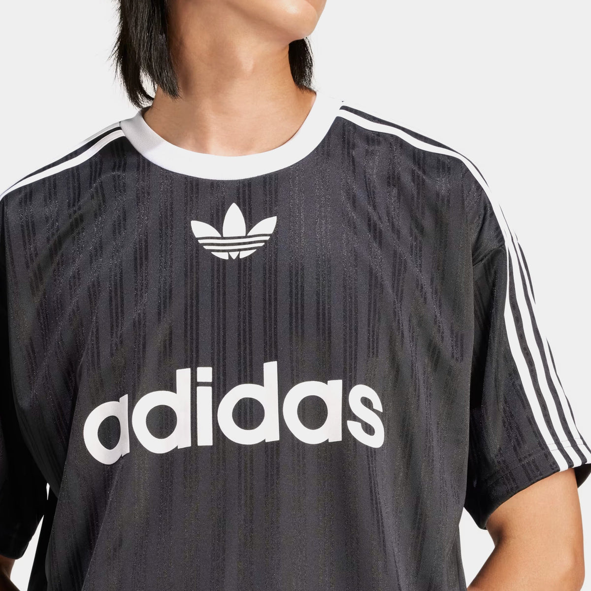 Adicolor Mens Short Sleeve Shirt (Black/White)