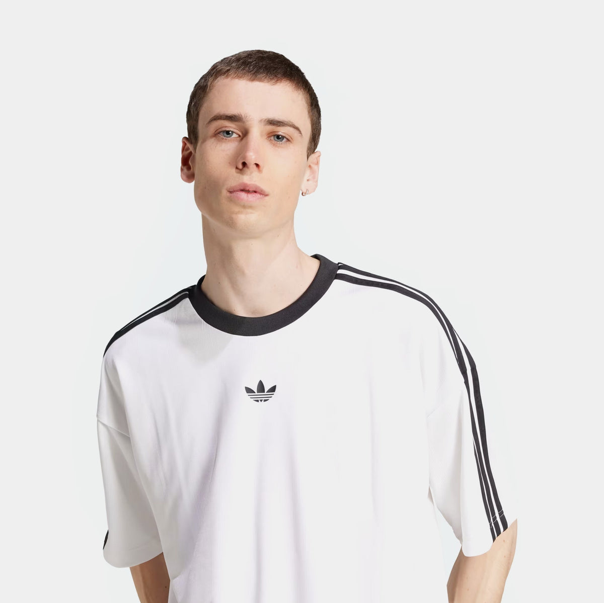 Adicolor Jacquard Mens Jersey (White/Black)