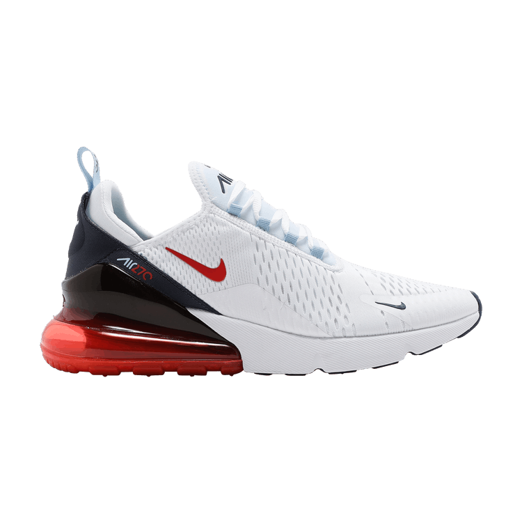 Nike Air Max 270 'USA' — White/Midnight Navy/Psychic Blue/Chile Red