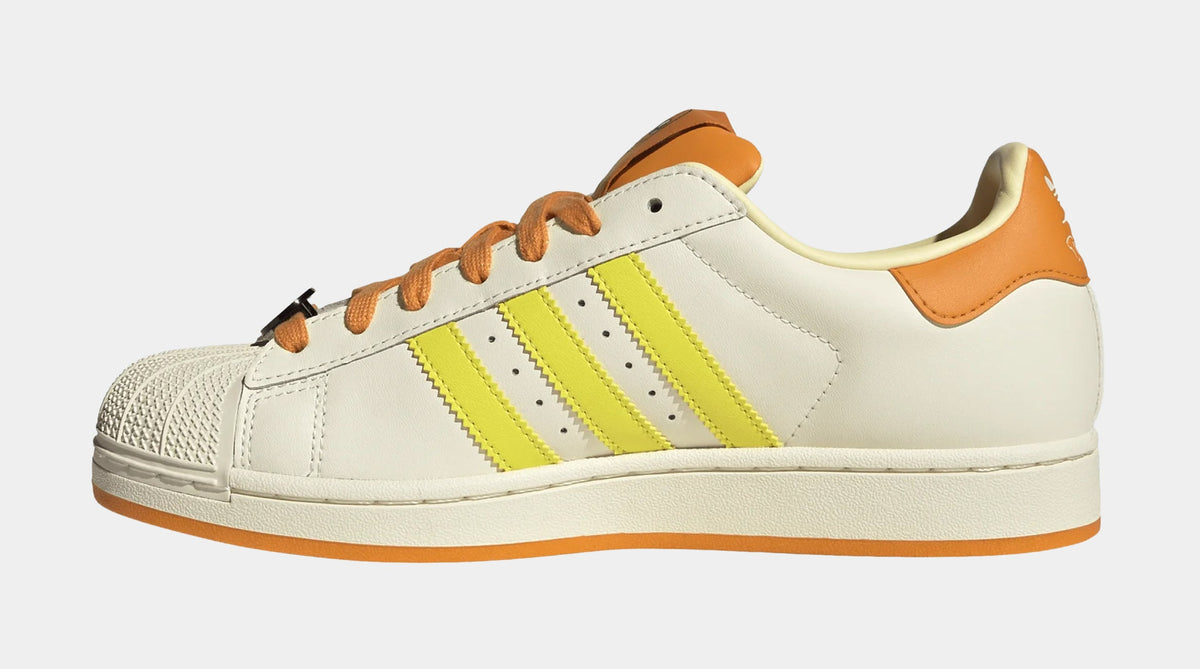 Pokemon x Adidas Superstar Charmander Mens Lifestyle Shoes (Cream White/Shock Yellow)