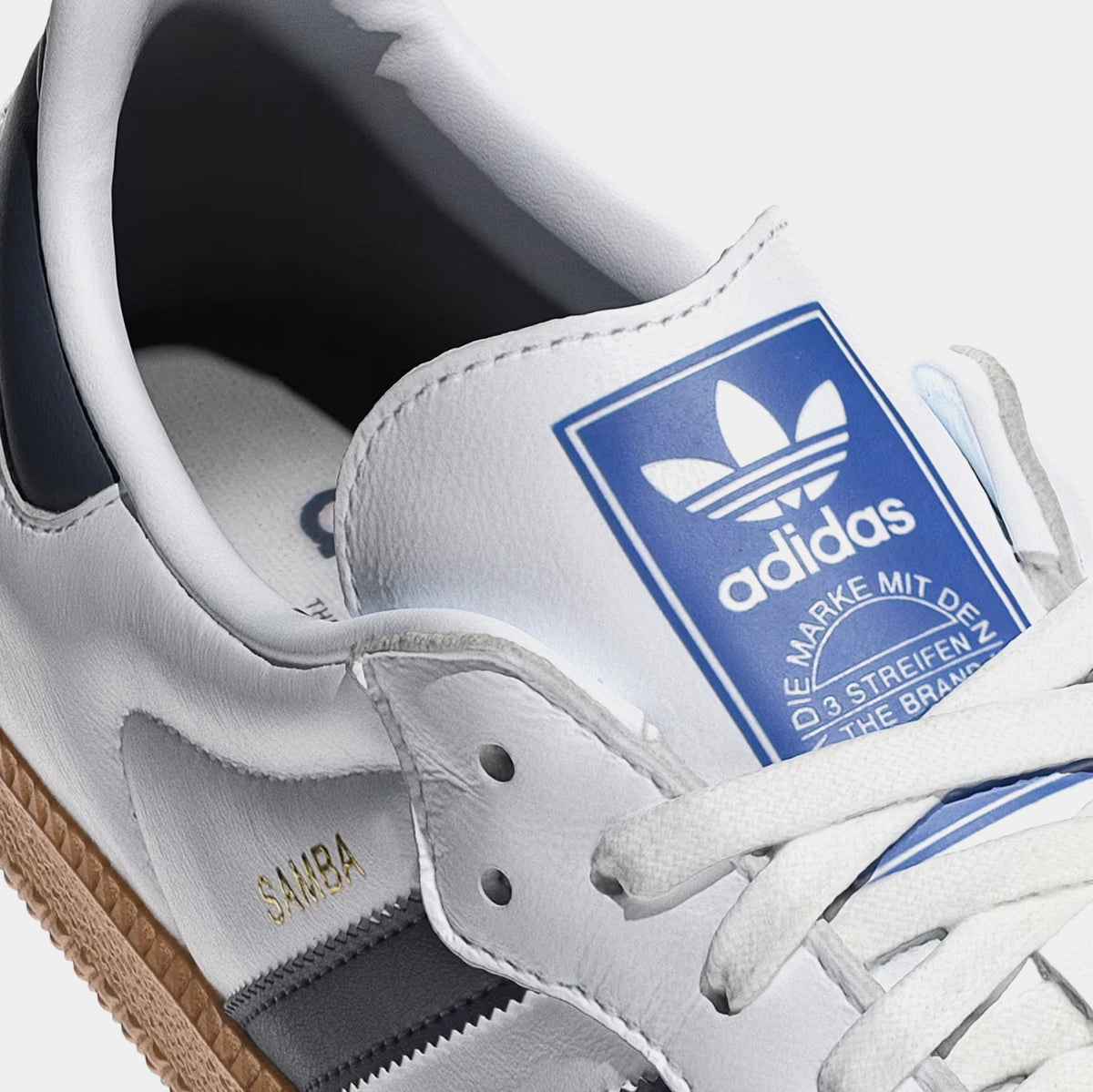 Samba OG Mens Lifestyle Shoes (Cloud White/Night Indigo/Gum)