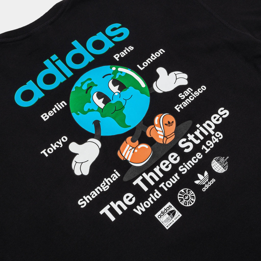 Originals World Tour Mens Short Sleeve Shirt (Black/Blue)