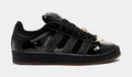 Campus 00s Patent Leather Womens Lifestyle Shoes (Core Black/Core Black/Gold Metallic)