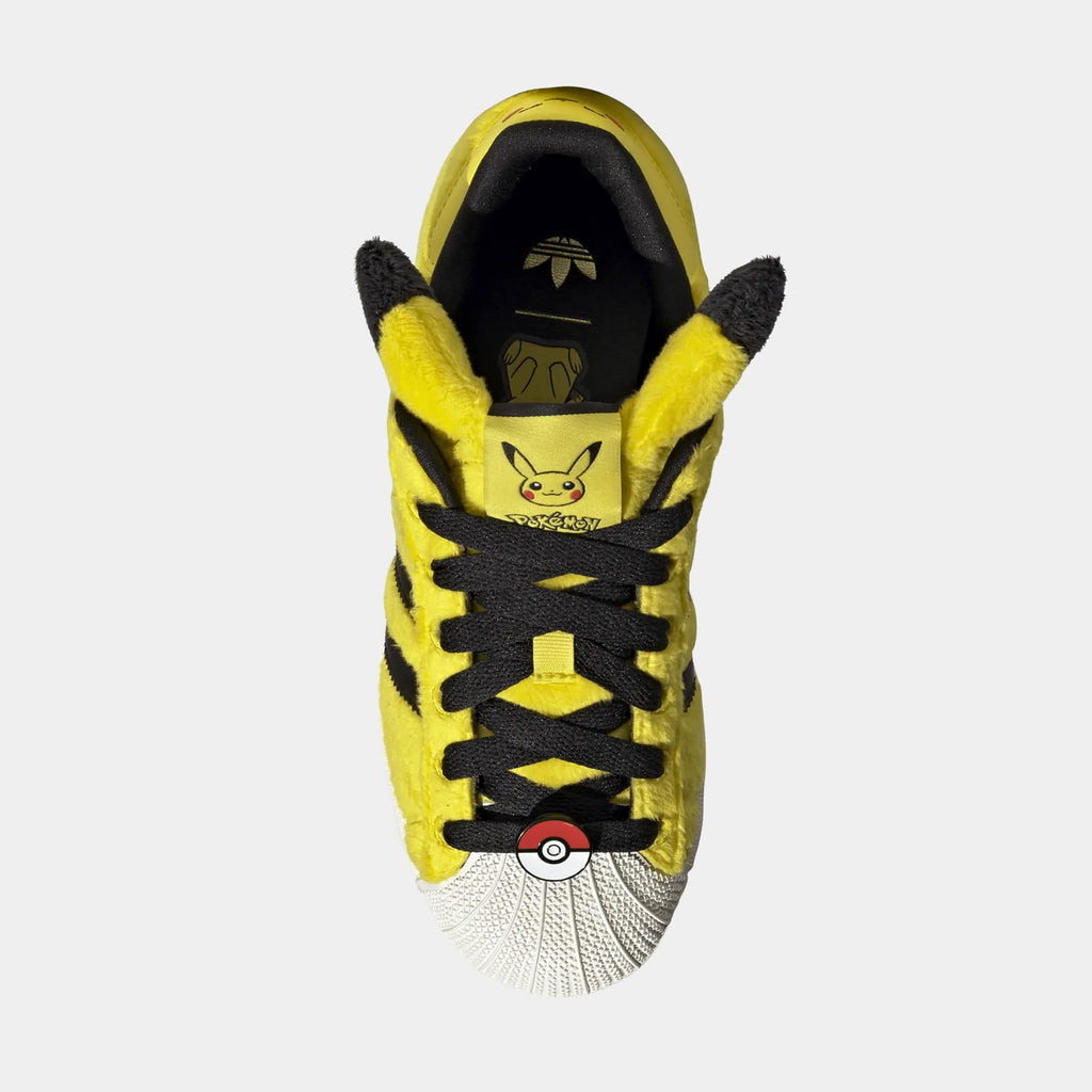 Pokemon x Adidas Superstar II Pikachu Grade School Lifestyle Shoes (Yellow/Yellow/Core Black)