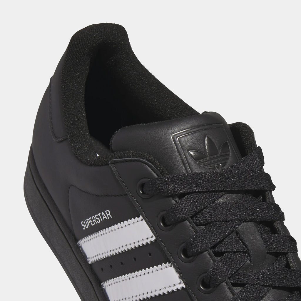 Superstar II Metallic Black Mens Lifestyle Shoes (Black)
