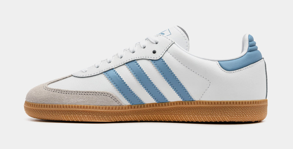 Samba OG Grade School Lifestyle Shoes (Cloud White/Bright Royal)