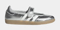 Samba Jane Womens Lifestyle Shoes (Silver Metallic/Off White/Gum)