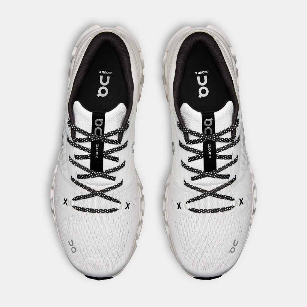 Cloud X 5 Mens Running Shoes (White/Black)