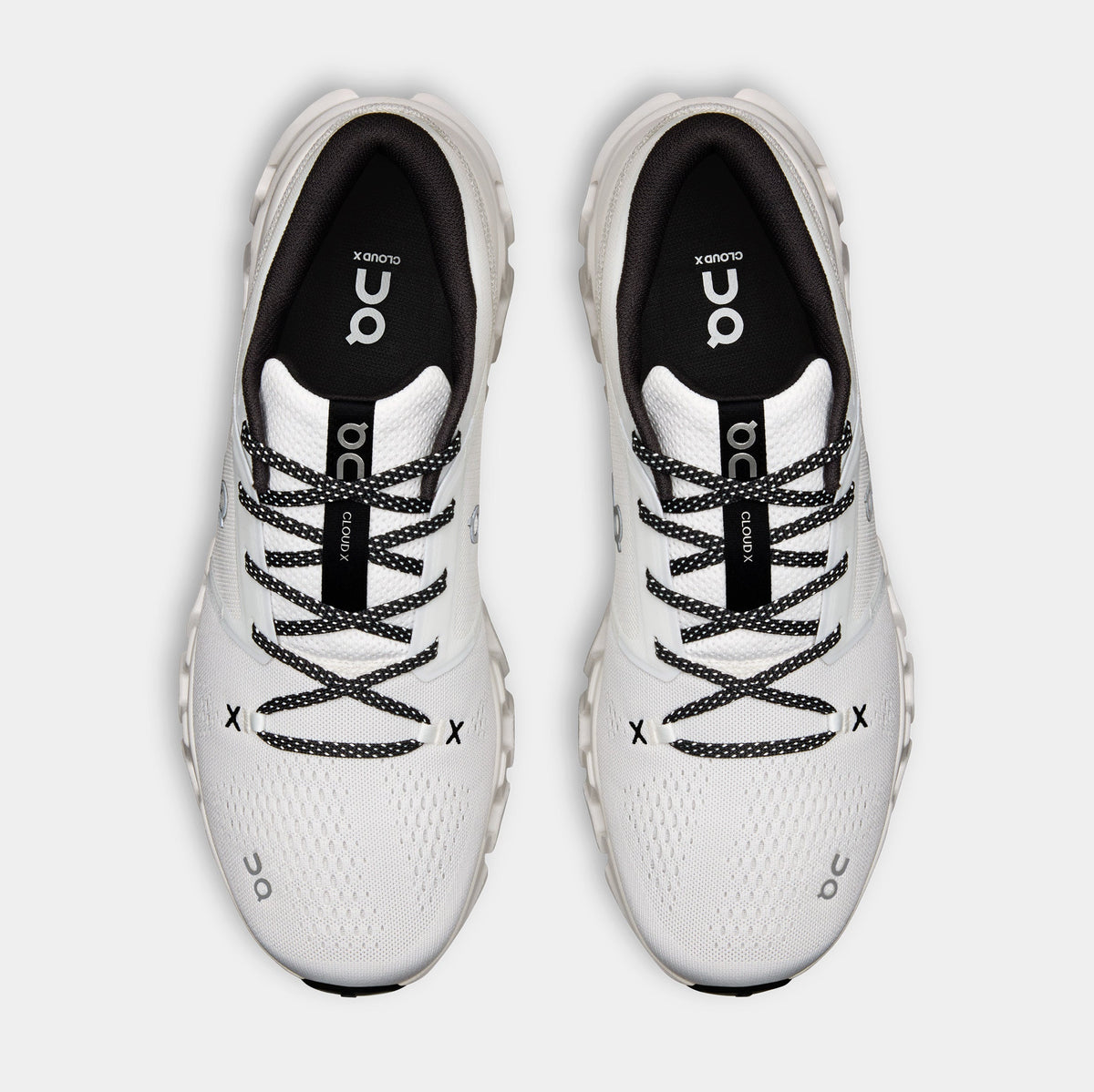 Cloud X 5 Mens Running Shoes (White/Black)