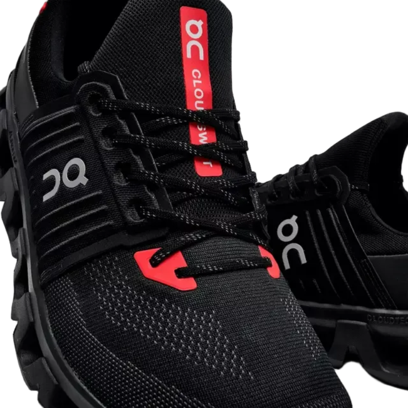 Men's On Cloudswift 4 Black Red Silver