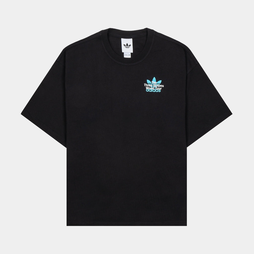 Originals World Tour Mens Short Sleeve Shirt (Black/Blue)