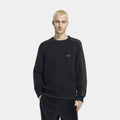 3 Stripes Fluffy Knit Mens Crewneck (Black)